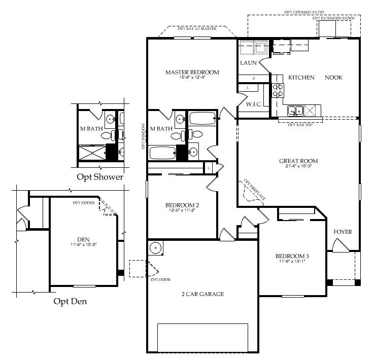 Centex Homes Navigator Floor Plan
